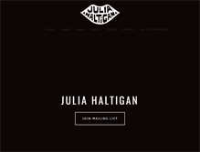 Tablet Screenshot of juliahaltigan.com